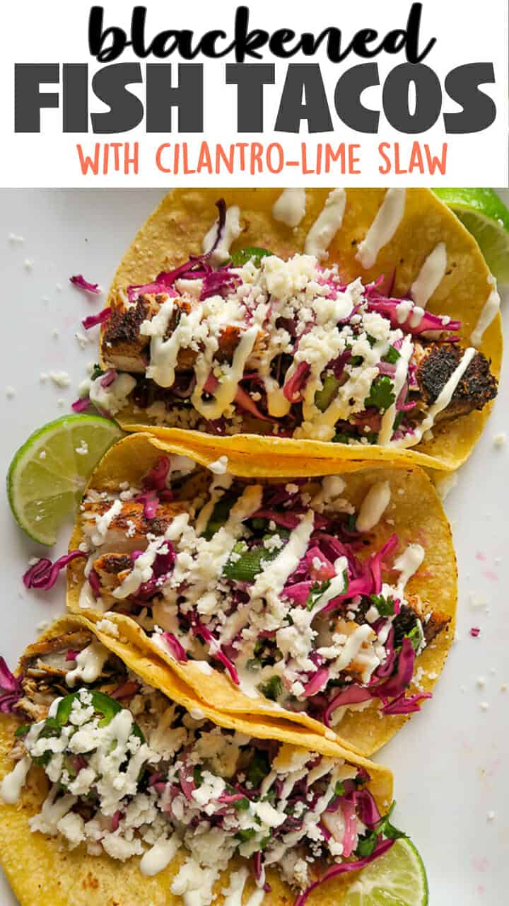 Blackened Mahi Mahi Fish Tacos Easy Minute Meal