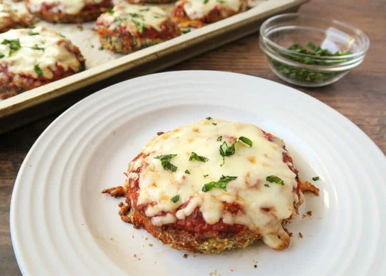 Eggplant Parmesan No Frying Healthy Eggplant Parmesan Fried