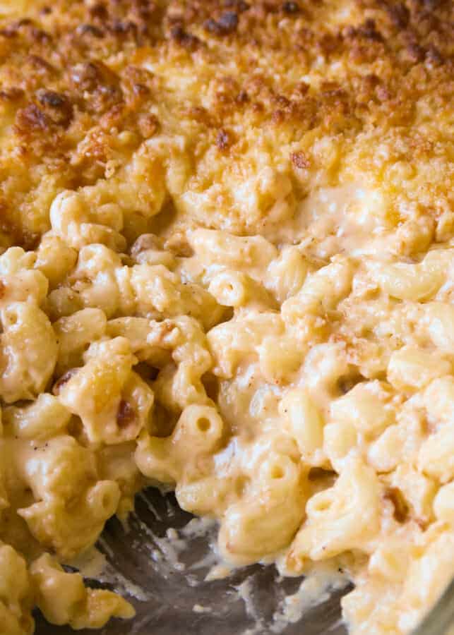 Creamy Mac and Cheese with Ritz Cracker Topping