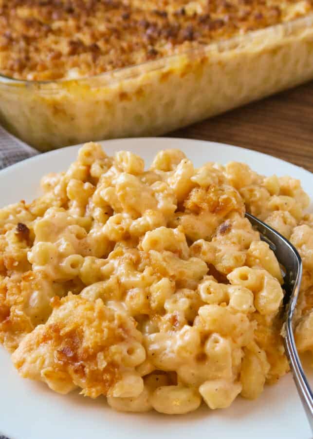 Creamy Mac and Cheese with Ritz Cracker Topping