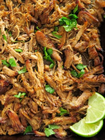 Easy Carnitas {Crockpot or Instant Pot Mexican Pulled Pork}