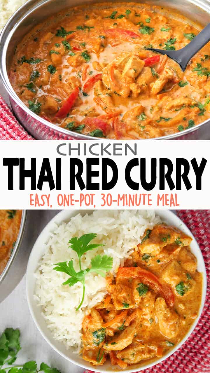 Easy Thai Red Curry Chicken {One Pot, 30-Minute Meal}